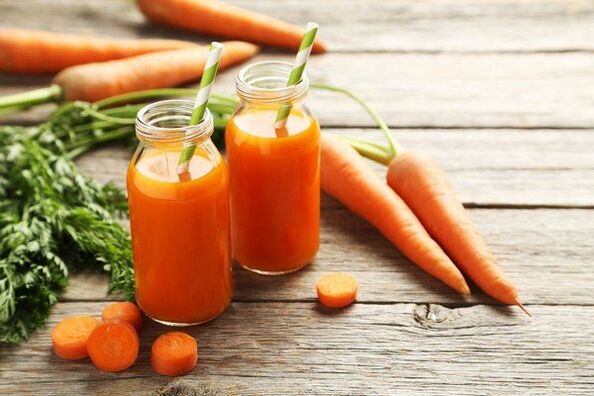 jus de carotte pour augmenter la puissance